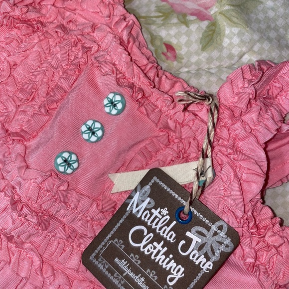 NWT Matilda Jane Pink Dress sz 2. SOOO SOFT - Picture 3 of 3